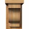 Ekena Millwork Newport Rough Sawn Corbel w/Backplate, Western Red Cedar, 6"W x 10"D x 10"H COR06X10X10NEW01RWR - alternate 4